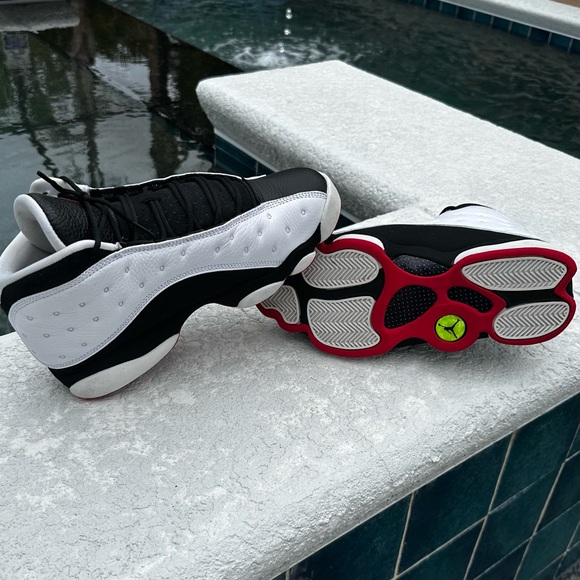 Black and White Retro Jordan 13’s         (He Got Games) - Picture 1 of 10